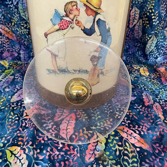 Vintage Norman Rockwell Ice Bucket Fondly Do We Remember Beguiling Buttercup - Picture 6 of 12